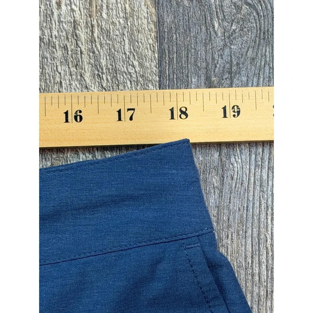 Faherty All Day Shorts Mens 35 Blue Hybrid Performance Quick Dry 9